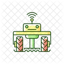 Robotic Agriculture Automation Icon