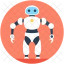 Robotik Charakter Roboter Symbol