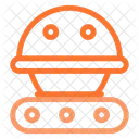 Robotik Wissenschaft Leiter Symbol