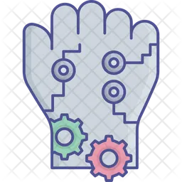 Roboterhand  Symbol