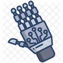 Roboterhand Roboterhand Roboterarm Symbol