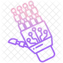 Roboterhand  Symbol