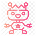 Robots Kid And Baby Baby Toy Icon