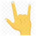 Rock Up Finger Icon