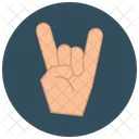 Rock Hand Gesture Icon