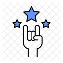 Rock And Roll Rock Hand Icon