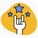 Rock And Roll Rock Hand Icon