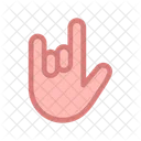 Rock and Roll Hand  Icon