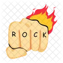 Rock Hand Rock Fist Clenched Fist Symbol