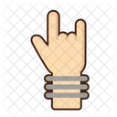 Rock-Geste  Symbol