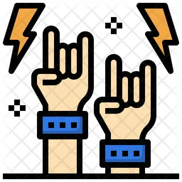 Rock Hand  Icon