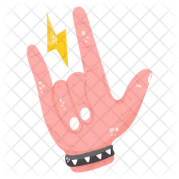 Rock Hand  Icon