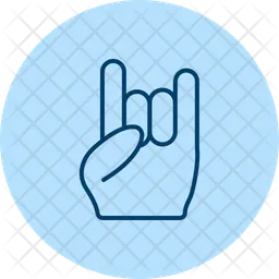 Rock hand  Icon