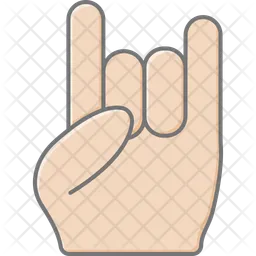 Rock hand  Icon