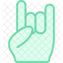 Rock Hand Gesture Icon