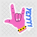 Rock Roll Rock Hand Rock Gesture Symbol