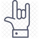 Rock Yo Gesture Icon