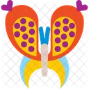 Rock Purple Butterfly Butterfly Insect Icon