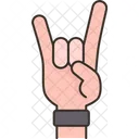 Rocker Hand Fingers Icon