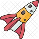 Rocket Space Exploration Icon