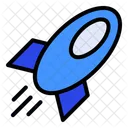 Rocket Startup Space Icon