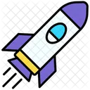 Rocket Spaceship Launch Icon