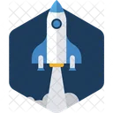 Rocket Spaceship Launch Icon