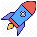 Rocket Spaceship Launch Icon