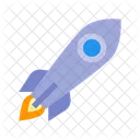 Astronomy Launch Rocket Icon