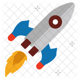 Rocket Icon Of Flat Style Available In Svg Png Eps Ai Icon Fonts
