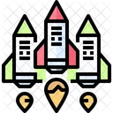 Rocket Spacecraft Spaceship Icon