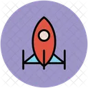 Rocket Missile Spacecraft Icon