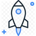 Rocket Fly Space Icon