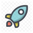 Rocket Startup Galaxy Icon