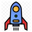 Booster Rocket Spaceship Icon