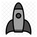 Rocket Space Planet Icon