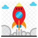 Rocket Ship Space Icon