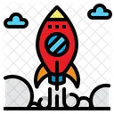 Rocket Ship Space Icon