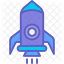 Rocket Technology Science Icon