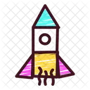 Rocket Space Primitive Icon