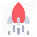 Rocket Spaceship Startup Icon