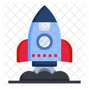 Rocket Missile Orbit Icon