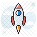 Rocket Missile Spaceship Icon