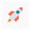 Rocket Spacecraft Launch Icon