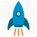 Rocket Spaceship Fly Launch Spaceshuttle Space Icon