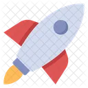 Rocket Spaceship Launch Icon