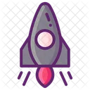 Rocket Spaceship Spacecraft Icon