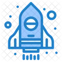 Rocket Spaceship Startup Icon
