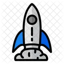 Rocket Start Space Icon