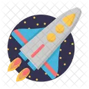 Rocket Satellite Space Icon